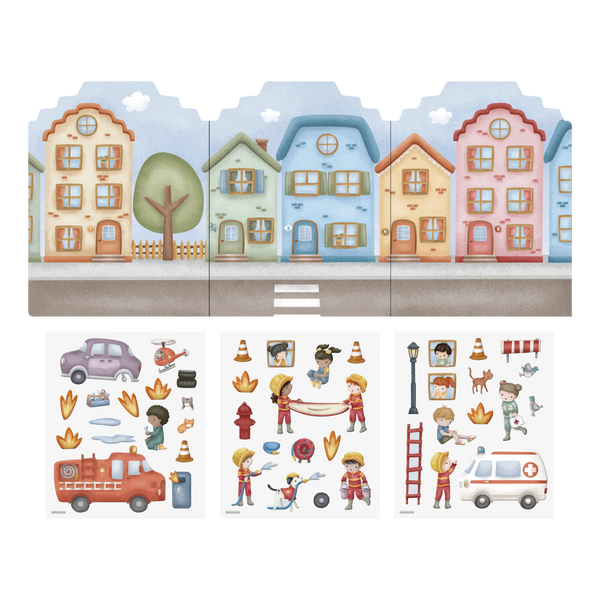 Little Dutch® Libro de Pegatinas Reutilizables Jim y Amigos