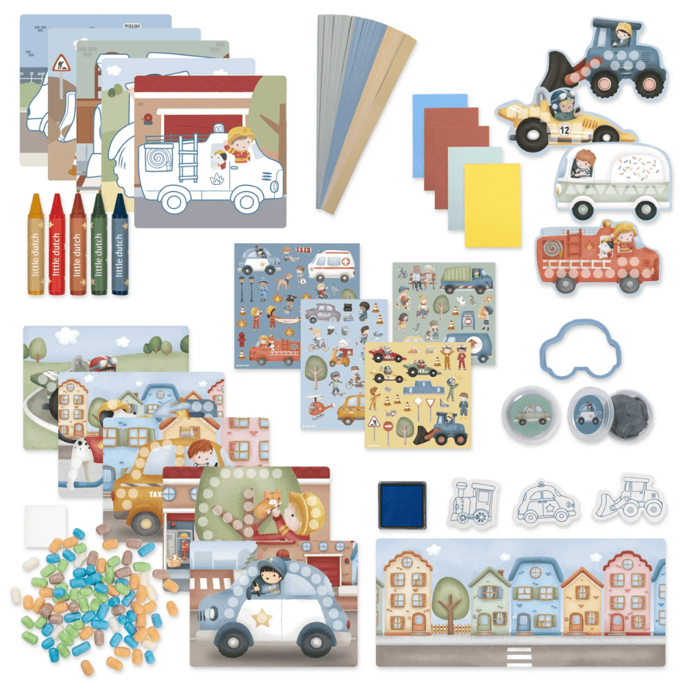 Little Dutch® Kreativna škatla XL Jim & Friends - PUFFI