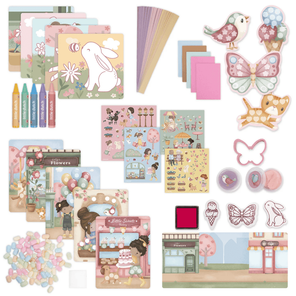 Little Dutch® Kreativna škatla XL Rosa & Friends - PUFFI