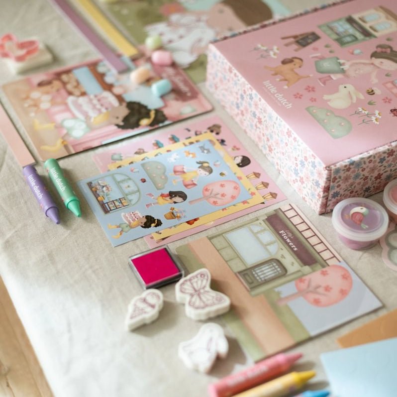 Little Dutch® Kreativna škatla XL Rosa & Friends - PUFFI