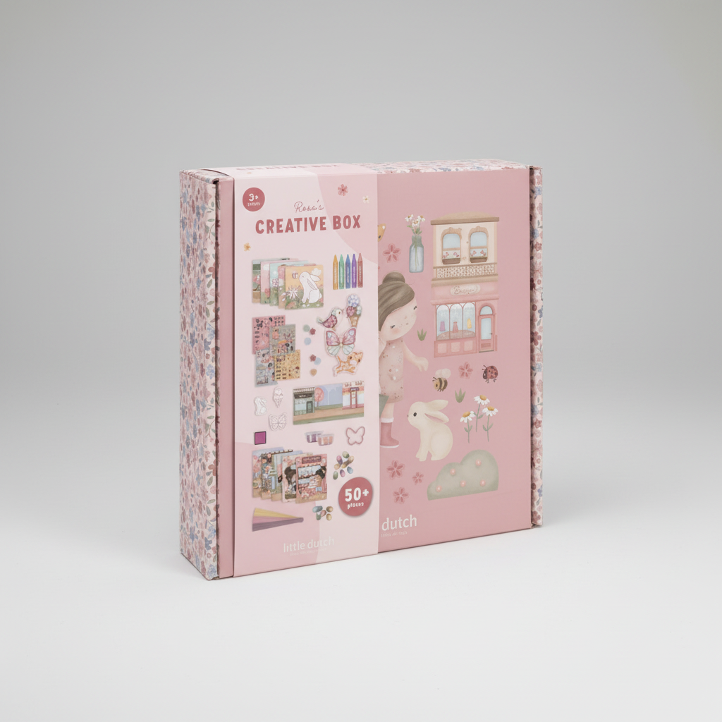 Little Dutch® Kreativna škatla XL Rosa & Friends - PUFFI