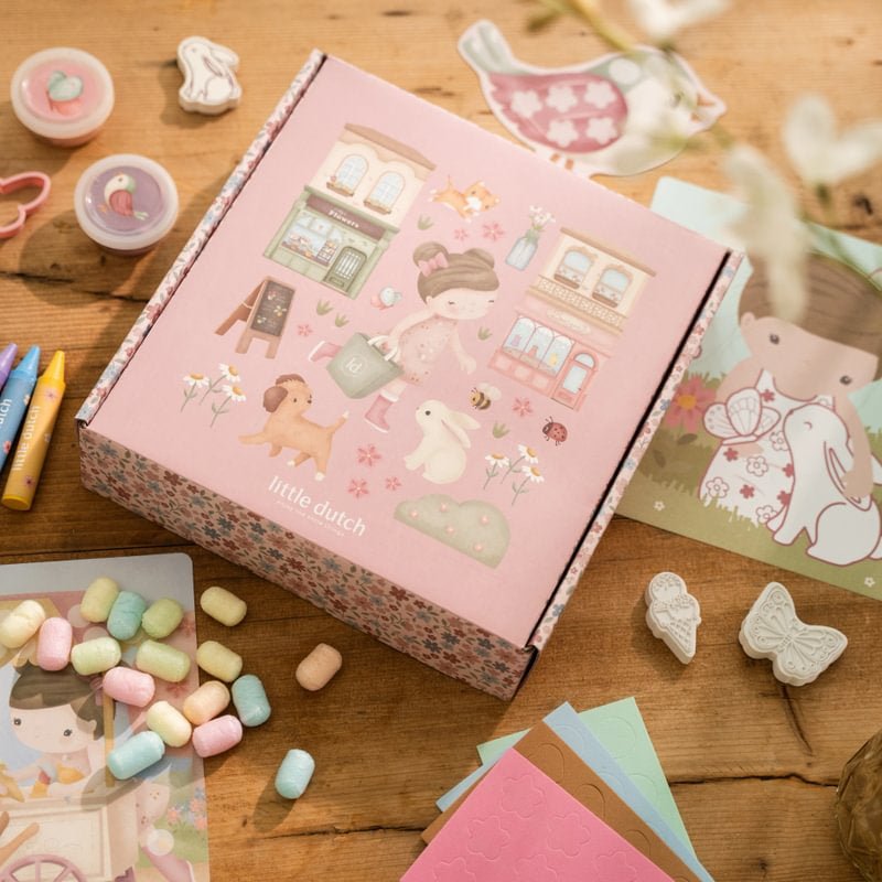Little Dutch® Kreativna škatla XL Rosa & Friends - PUFFI