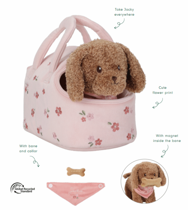 Little Dutch® Kuža Jackie v torbi - PUFFI