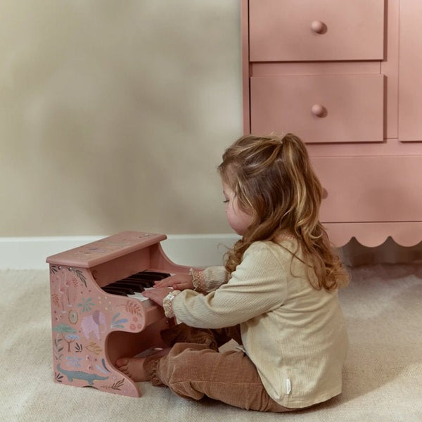 Little Dutch Lesen klavir Safari Friends Pink - PUFFI