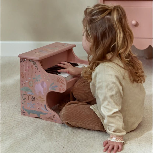 Little Dutch Lesen klavir Safari Friends Pink - PUFFI