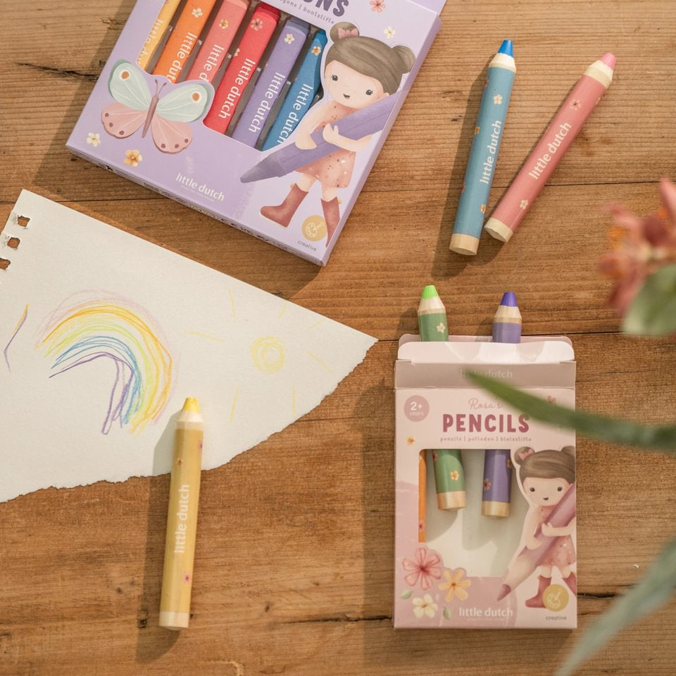 Little Dutch® Wooden Crayons