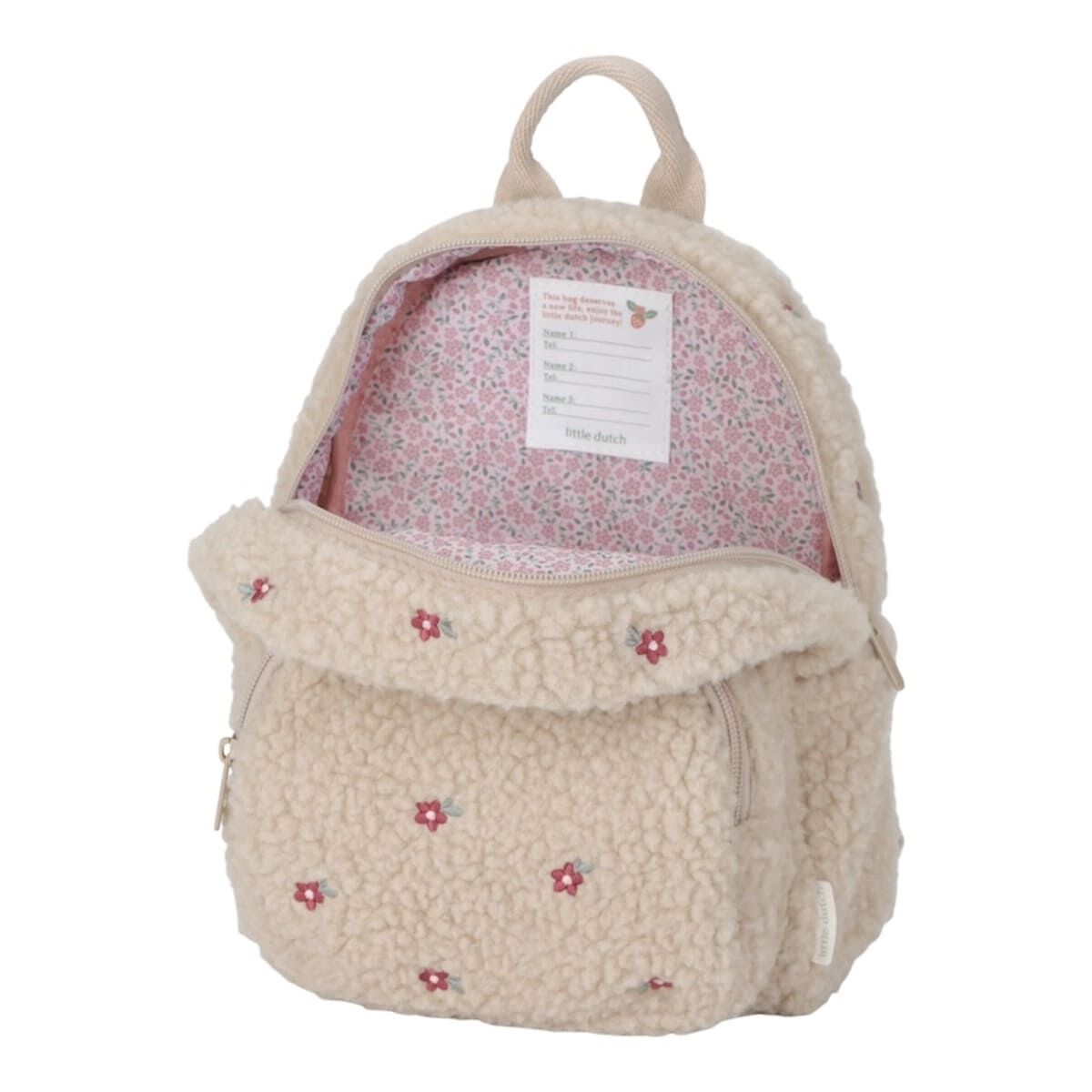 Little Dutch® Otroški nahrbtnik Teddy, Fairy Garden - PUFFI
