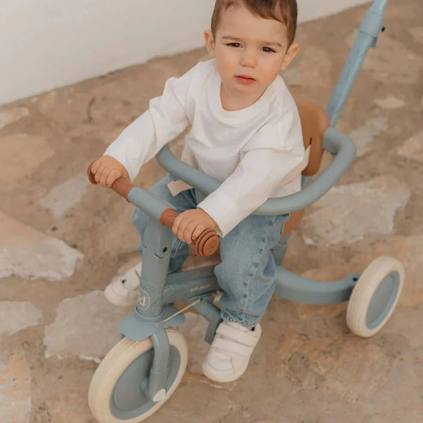 Little Dutch® Otroški tricikel Safari Dreams Blue (4v1) - PUFFI