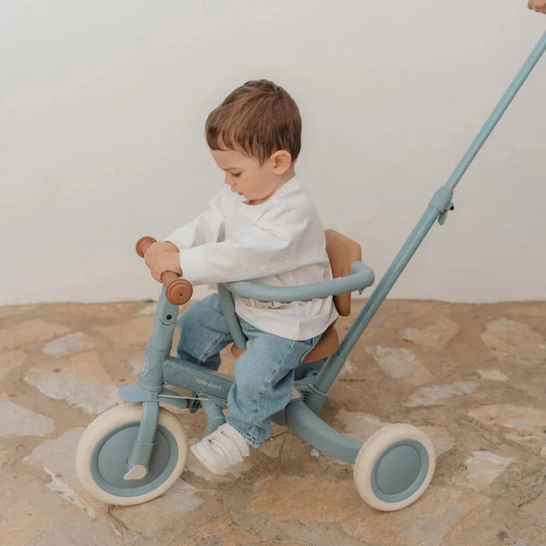 Little Dutch® Otroški tricikel Safari Dreams Blue (4v1) - PUFFI
