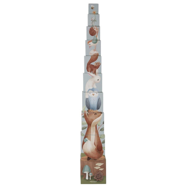 Little Dutch® Piramida iz kock Forest Friends - PUFFI