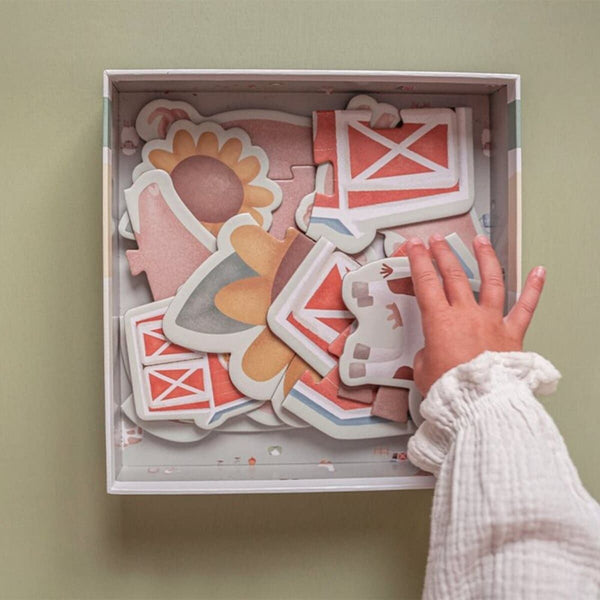 Little Dutch® Puzzle Little Farm 6v1 - PUFFI