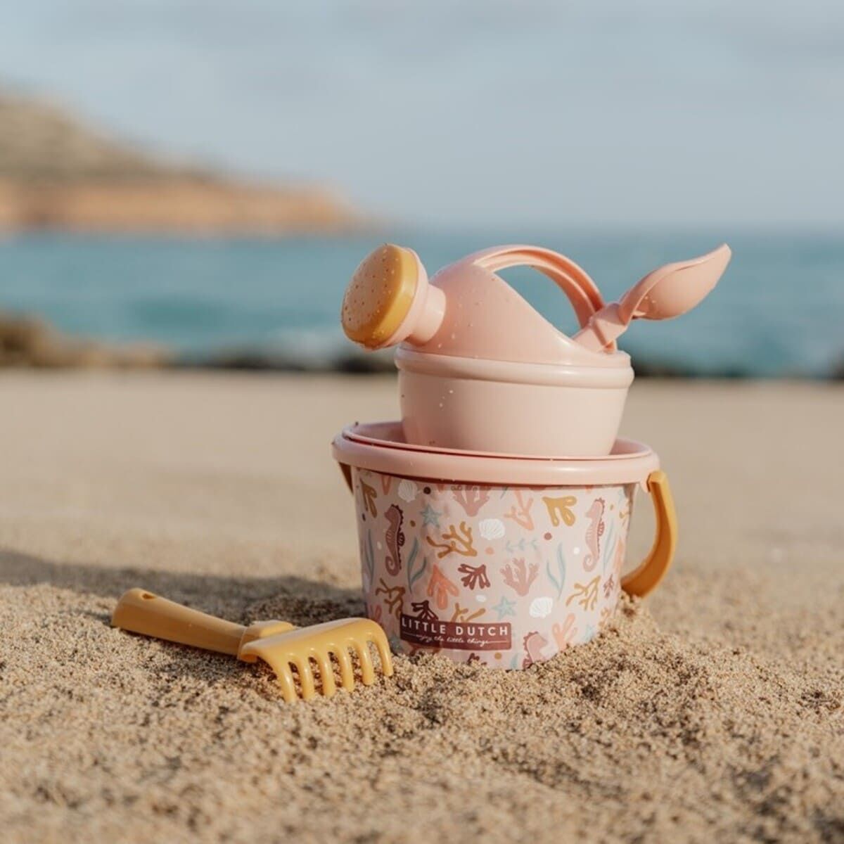 Little Dutch Set za na plažo Ocean Dreams, Pink - PUFFI