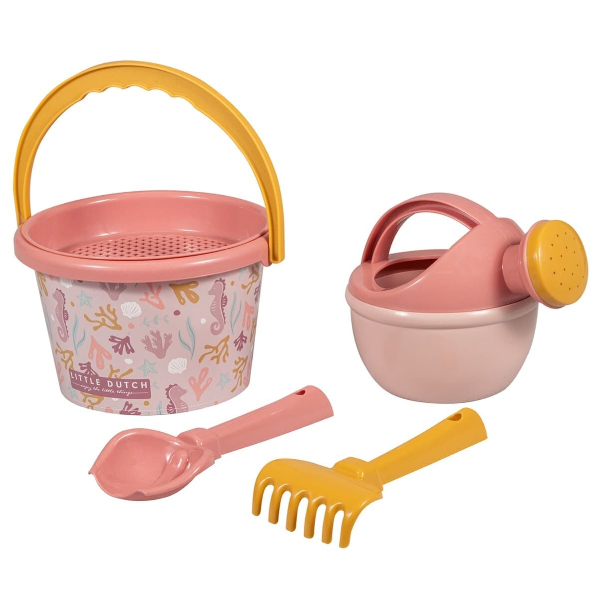 Little Dutch Set za na plažo Ocean Dreams, Pink - PUFFI
