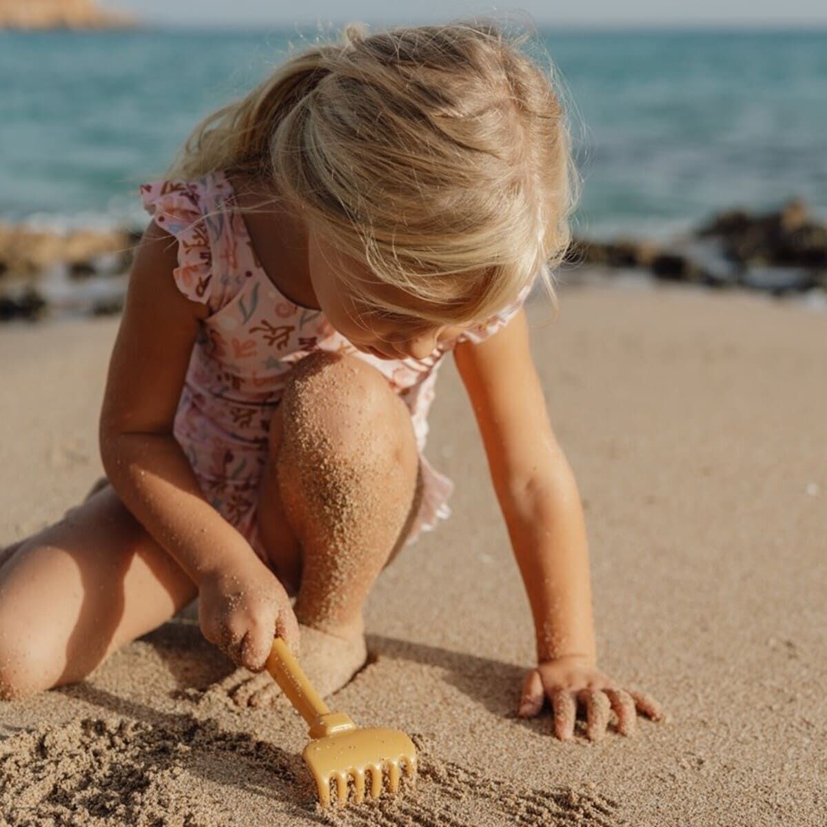 Little Dutch Set za na plažo Ocean Dreams, Pink - PUFFI
