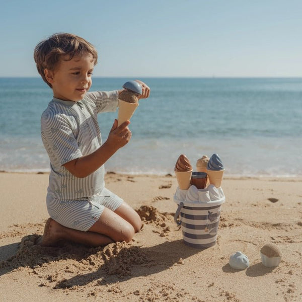 Little Dutch set za na plažo Ocean World Ice Cream - PUFFI