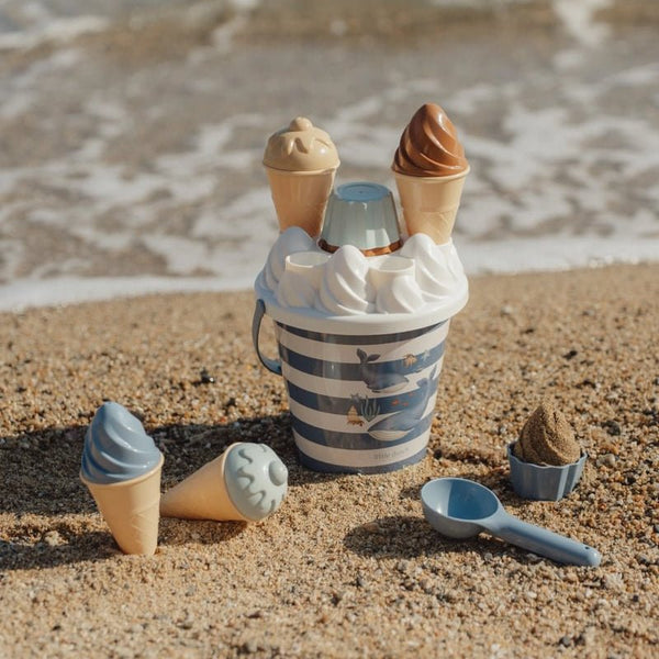 Little Dutch set za na plažo Ocean World Ice Cream - PUFFI