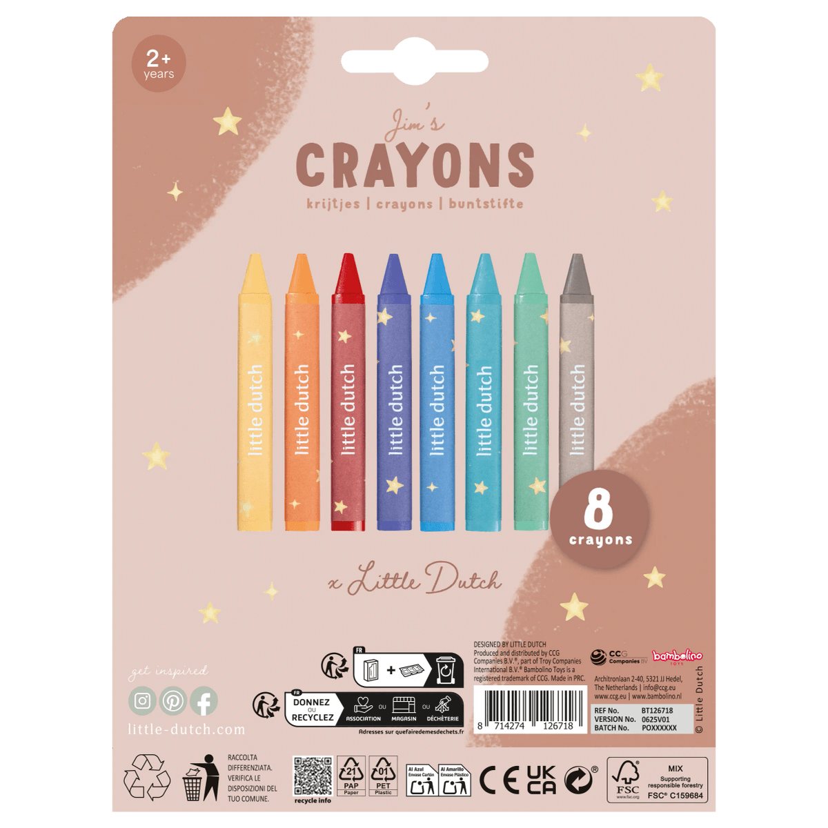 Crayones de cera Little Dutch®