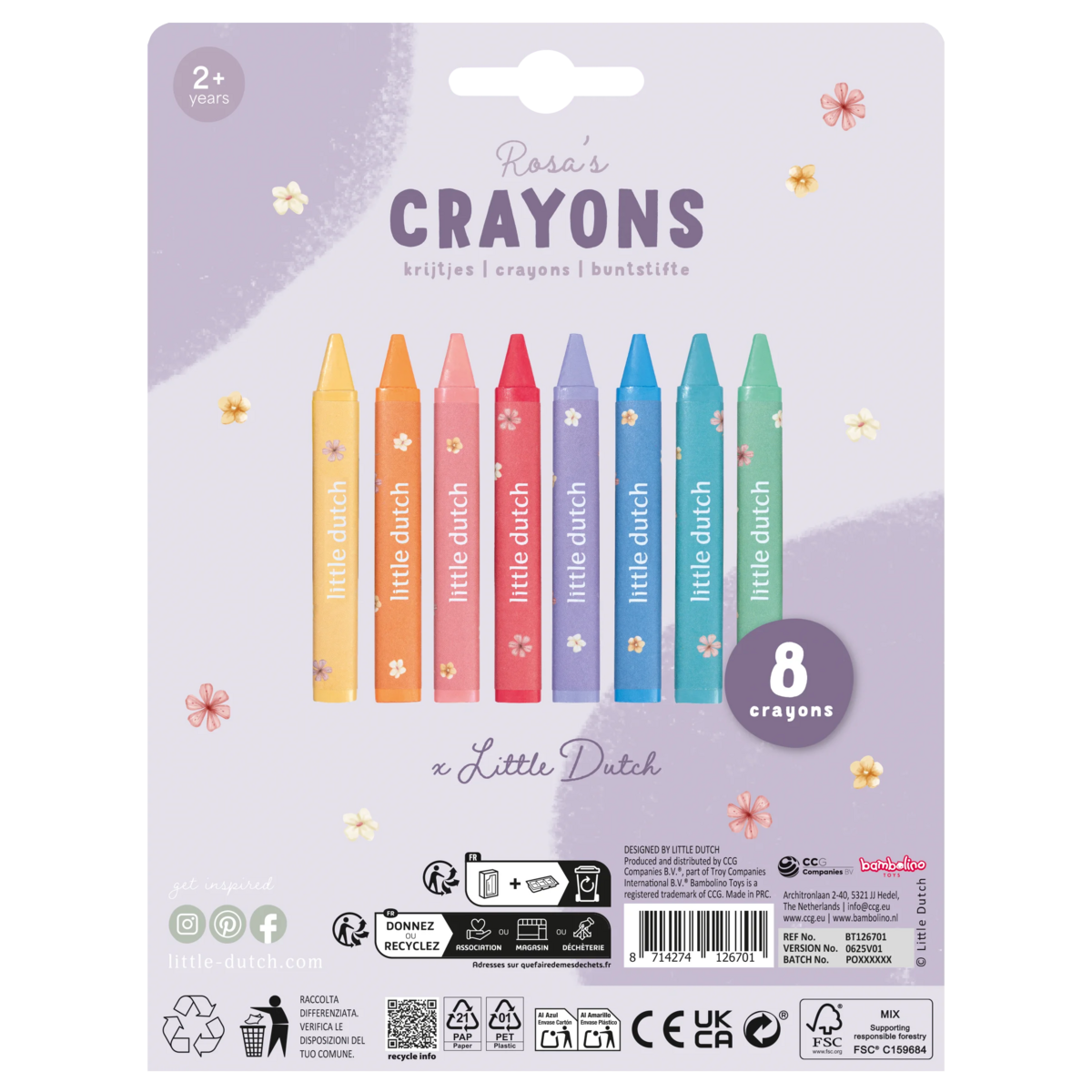Crayones de cera Little Dutch®