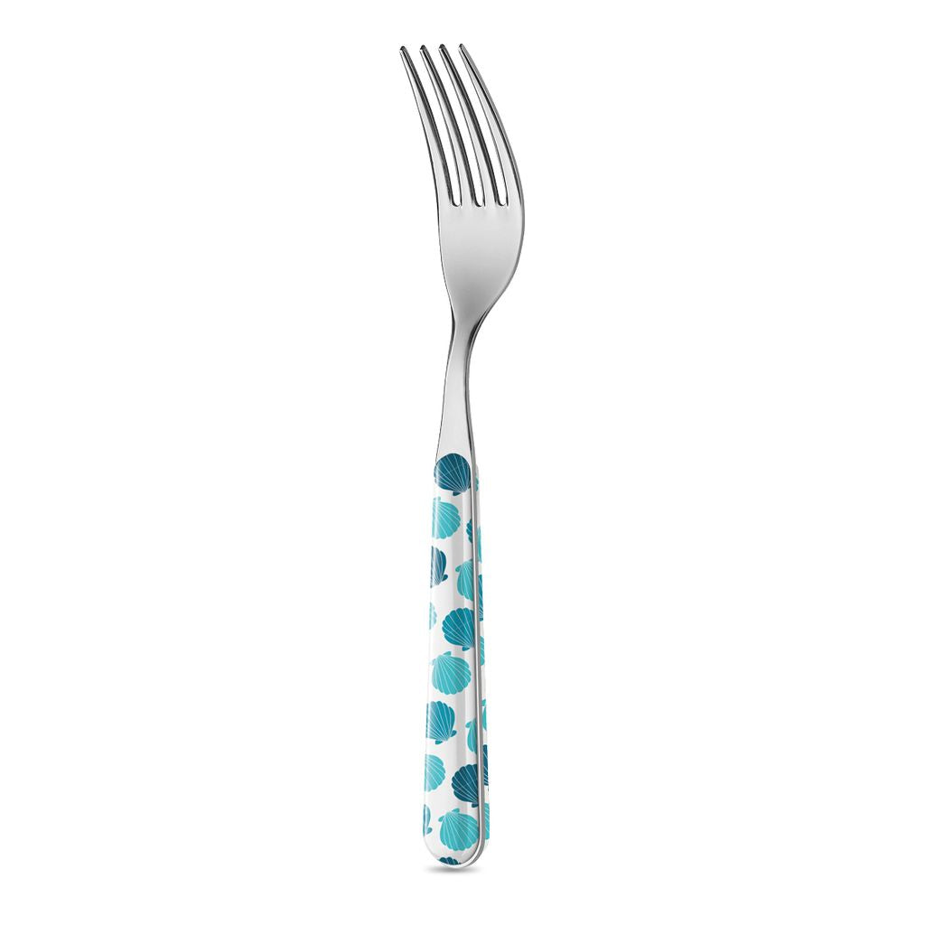 6 Forchette Tavola - Shell Blu BD14266
