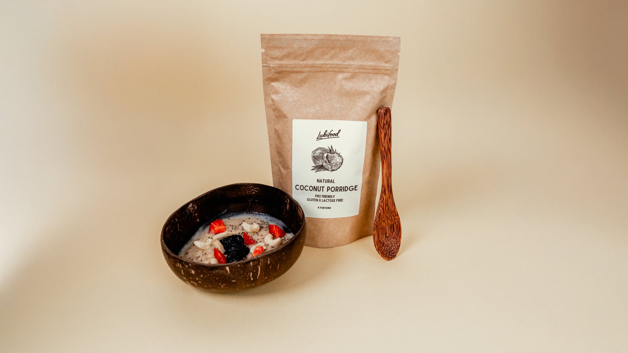 Porridge de noix de coco naturel - 250 g
