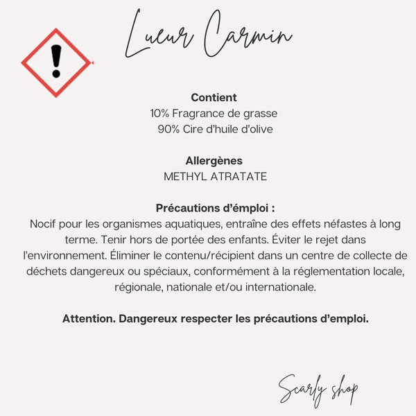 Lueur Carmin - Scarly Shop