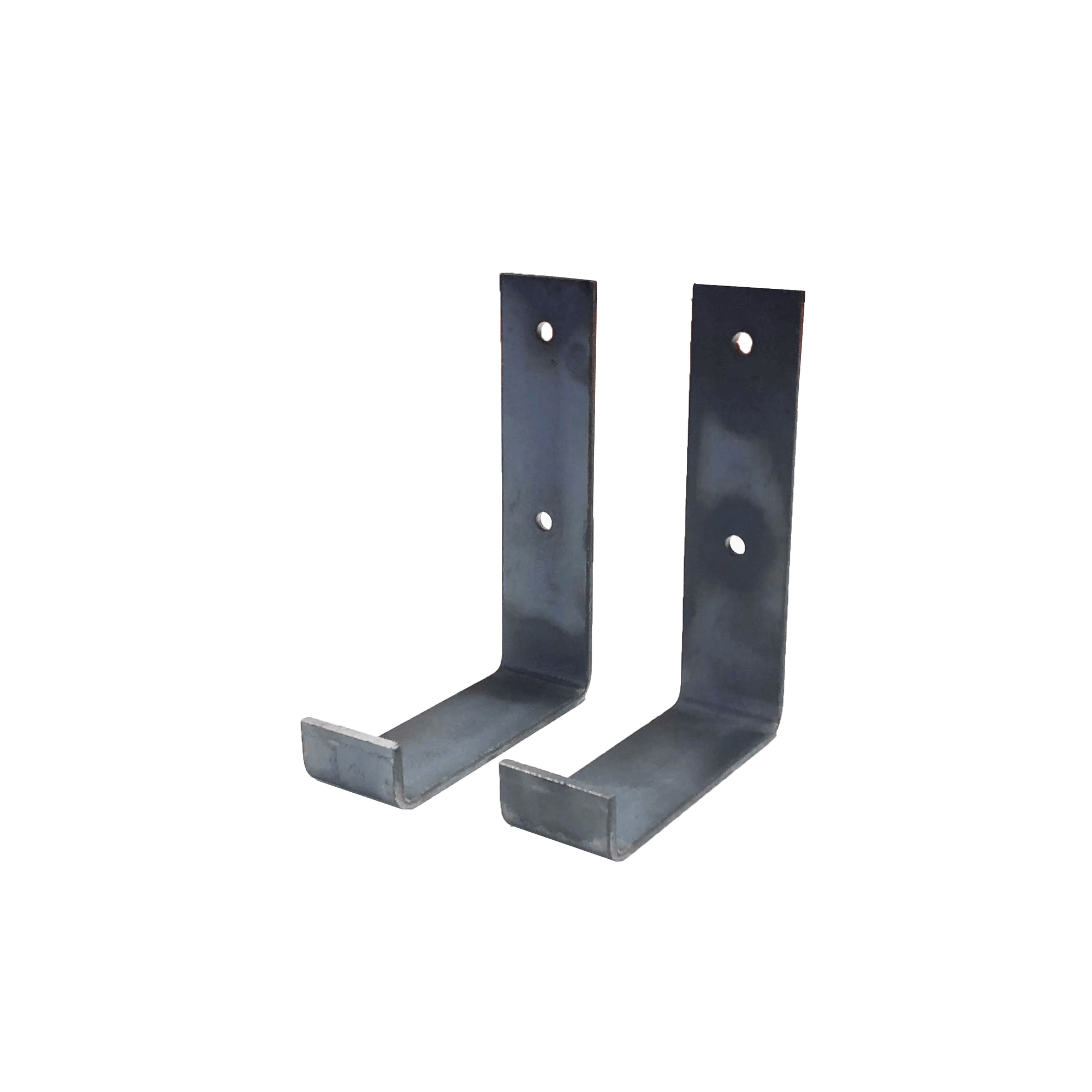 The Industrial L-Shaped Shelf Brackets UP Without Coating – 10 cm