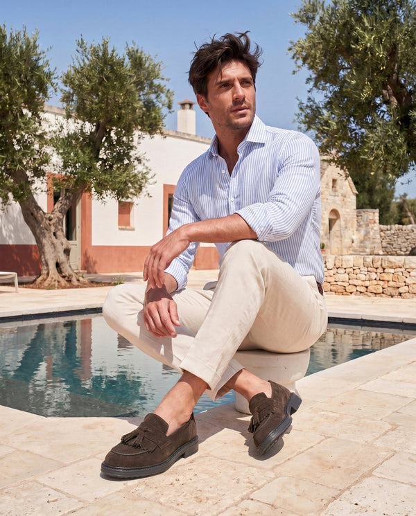 PISA - Brown Suede
