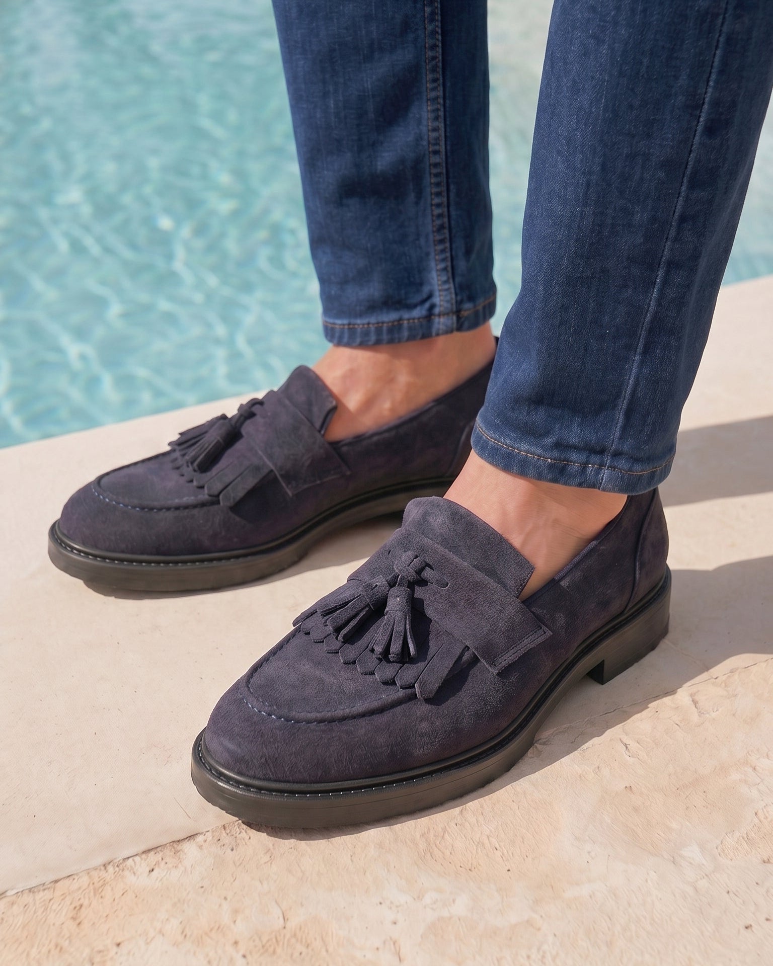 PISA - Navy Suede