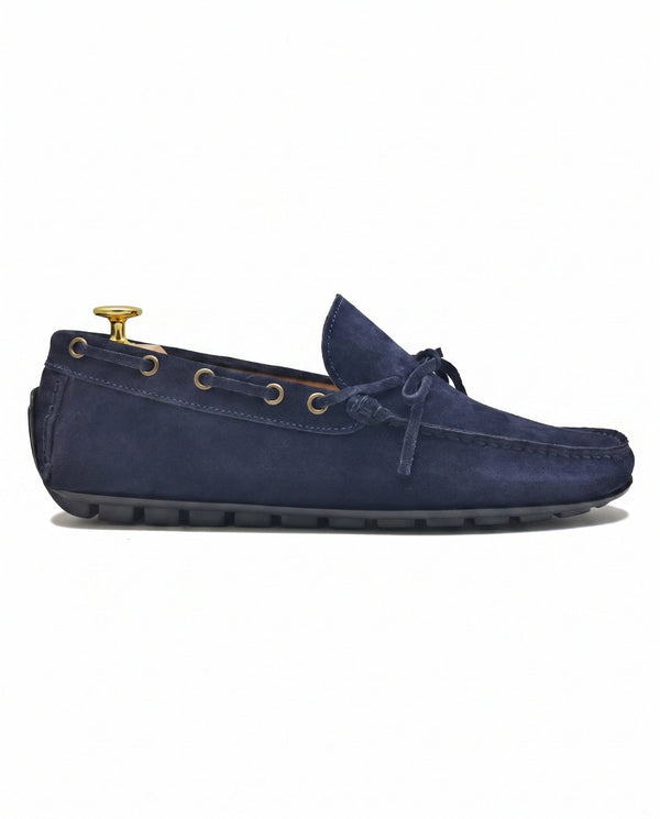Monza - Navy Suede