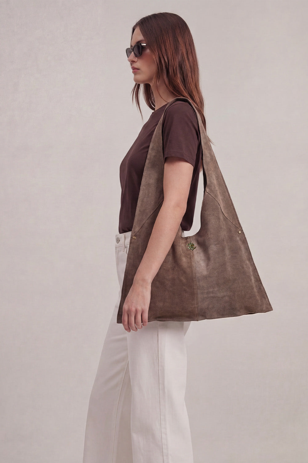Borsa Marea Camoscio 100% vera pelle Made in Italy - Barone Firenze
