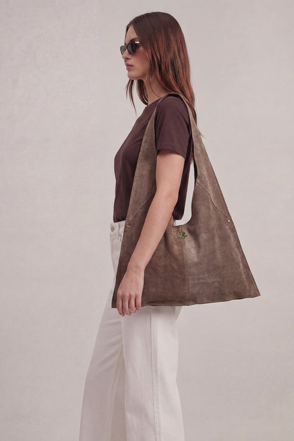 Borsa Marea Camoscio 100% vera pelle Made in Italy - Barone Firenze