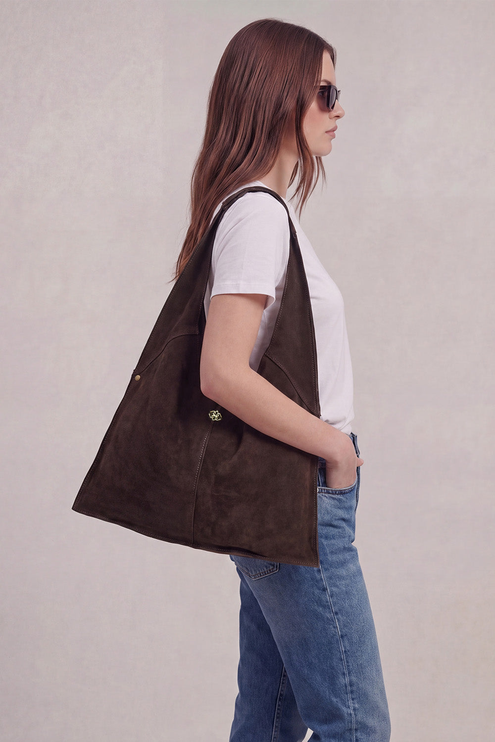 Borsa Marea Camoscio 100% vera pelle Made in Italy - Barone Firenze