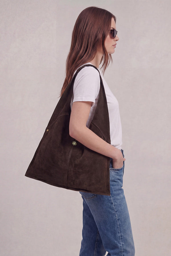 Borsa Marea Camoscio 100% vera pelle Made in Italy - Barone Firenze