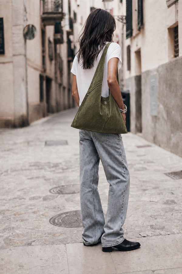 Borsa Marea Camoscio 100% vera pelle Made in Italy - Barone Firenze