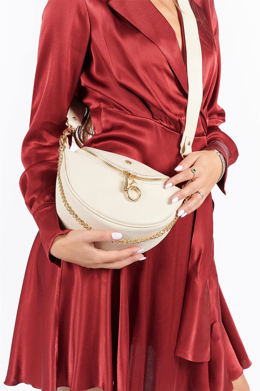 Marsupio Bea borsa donna 100% vera pelle Made in Italy - Barone Firenze