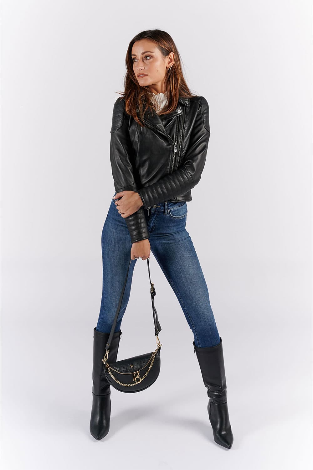 Marsupio Bea borsa donna 100% vera pelle Made in Italy - Barone Firenze