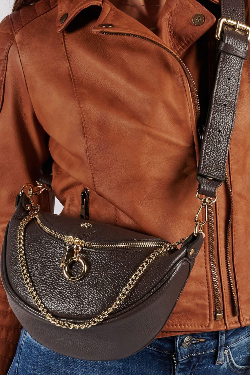 Marsupio Bea borsa donna 100% vera pelle Made in Italy - Barone Firenze