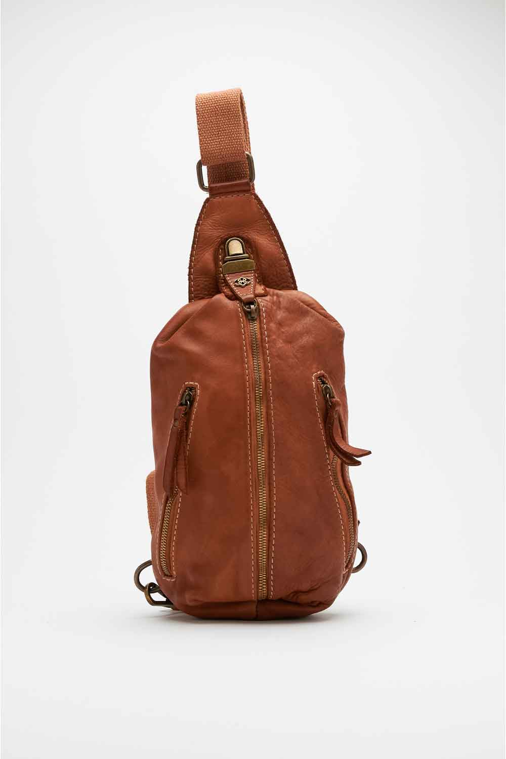 Marsupio Certaldo uomo 100% vera pelle Made in Italy - Barone Firenze