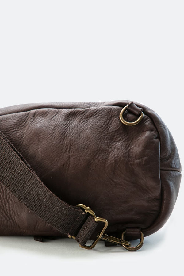 Marsupio Certaldo uomo 100% vera pelle Made in Italy - Barone Firenze