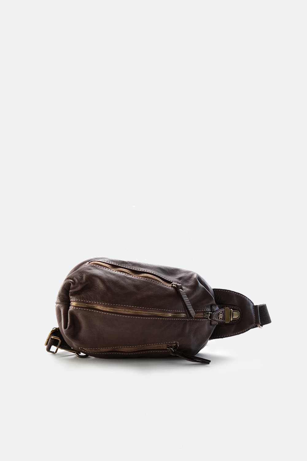 Marsupio Certaldo uomo 100% vera pelle Made in Italy - Barone Firenze
