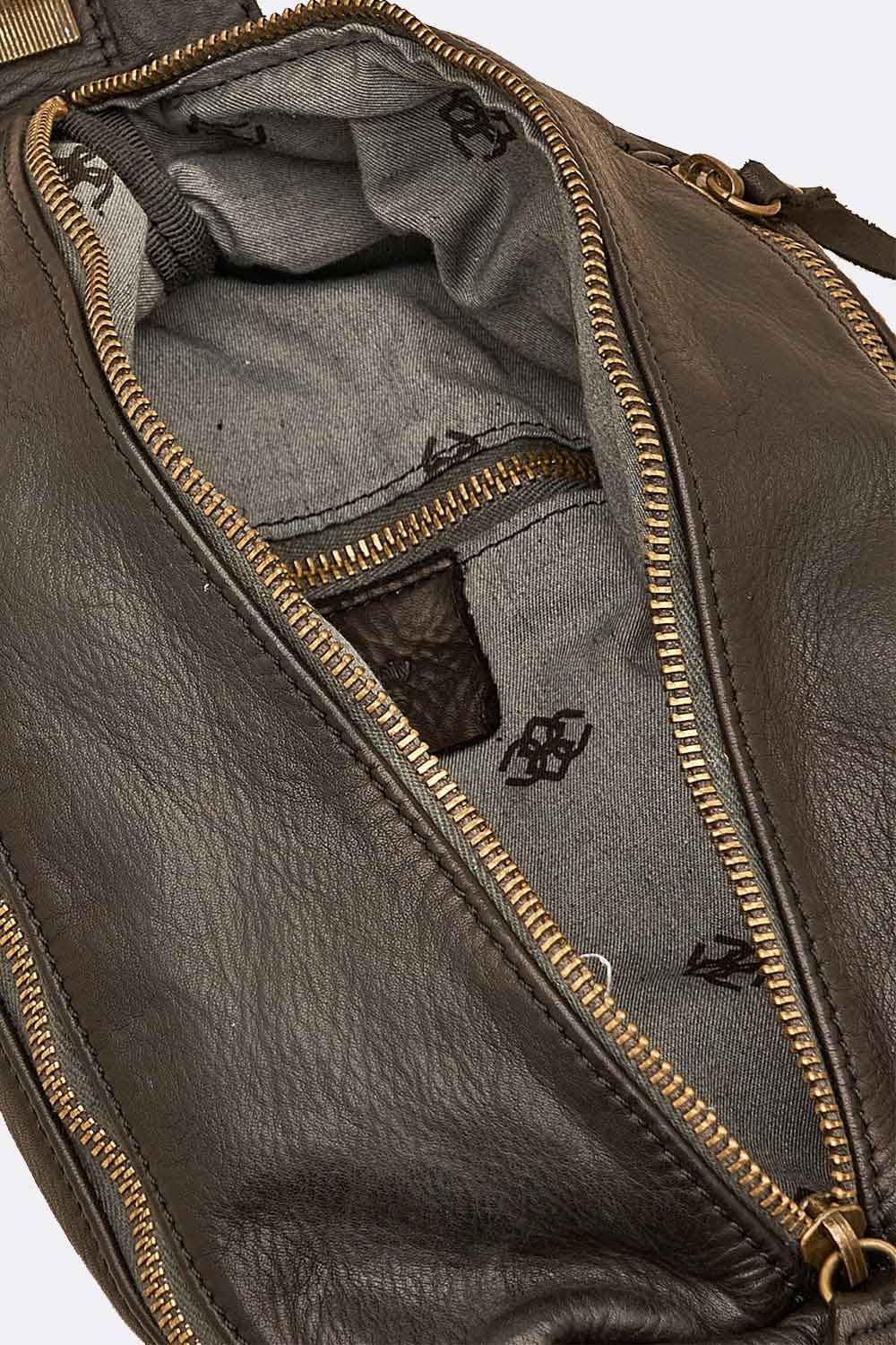 Marsupio Certaldo uomo 100% vera pelle Made in Italy - Barone Firenze