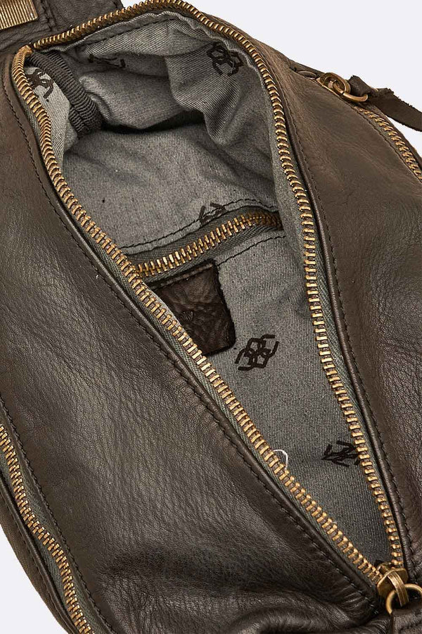 Marsupio Certaldo uomo 100% vera pelle Made in Italy - Barone Firenze