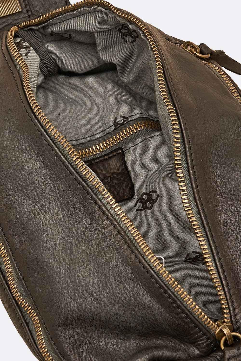Marsupio Certaldo uomo 100% vera pelle Made in Italy - Barone Firenze