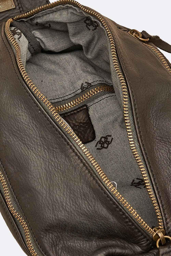Marsupio Certaldo uomo 100% vera pelle Made in Italy - Barone Firenze