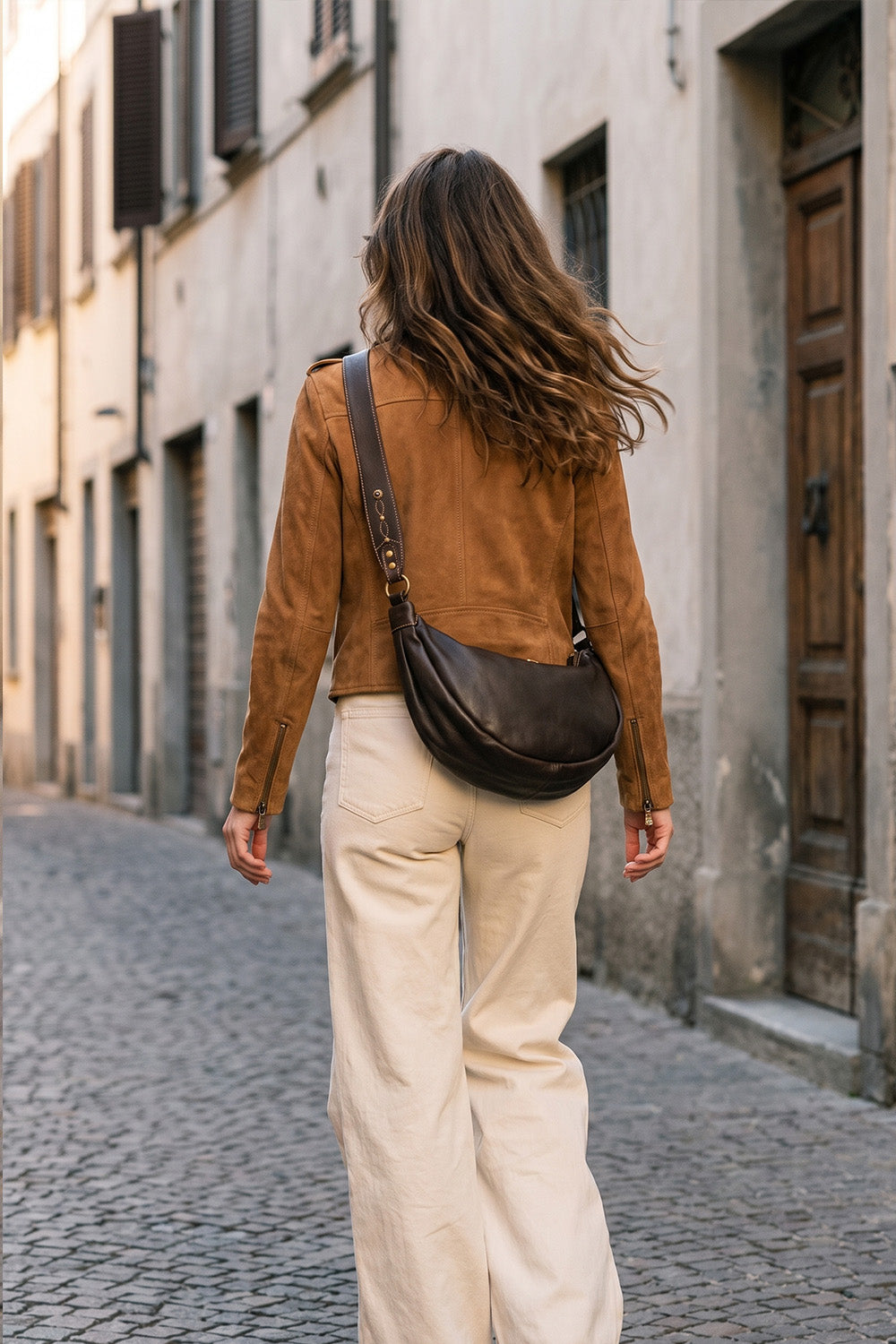 Marsupio Santa Croce 100% vera pelle Made in Italy - Barone Firenze