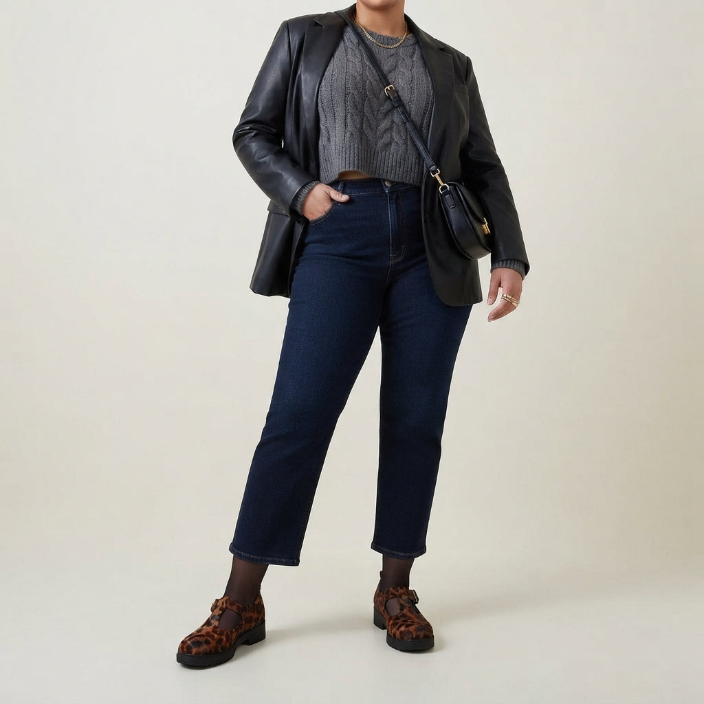 Flaminia Mary Jane T-Bar Leopard Print
