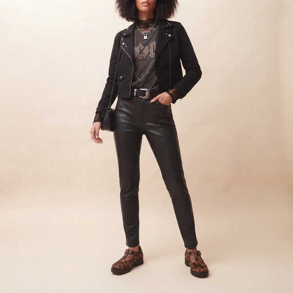 Flaminia Mary Jane T-Bar Leopard Print