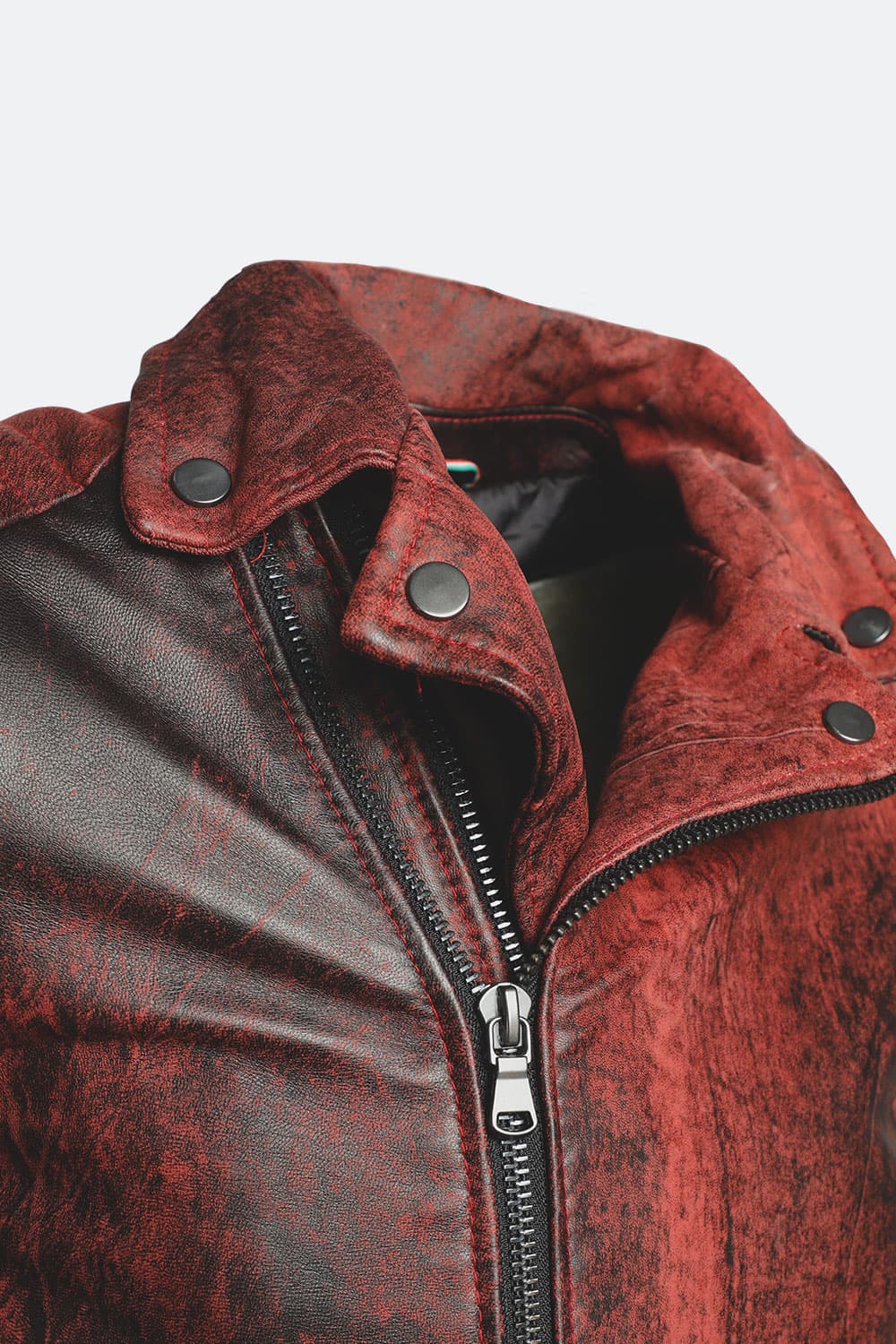 Chiodo Matteo Bike Nuvolato giacca donna 100% vera pelle Made in Italy- Barone Firenze