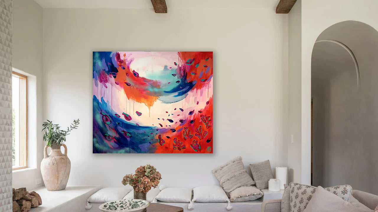 Great coral reef II original painting