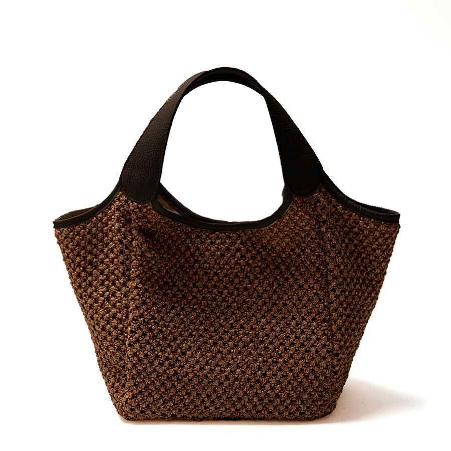 MAYA - Shopping in raffia and suede